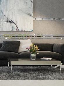 10pcs Reflective Acrylic Long Hollow-Carved Design Decorative Lines Shaped Mirror Stickers, Self-Designed 3D Art Decals For Living Room, Bathroom, Home Office Walls Vinyl Decal, Stickers,Wall Decal, Vinyl Decal For Home Decoration Mirror Wall Wall Decor Room Decor Wall Mirror Mirror For Room Bathroom Decor Living Room Decor