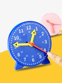 Đồng hồ dạy học đa năng 1 cái - Màu xanh lam - Xem 2