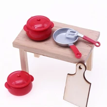 1pc Round Design Decoration Craft - Red - View 2