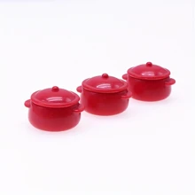 1pc Round Design Decoration Craft - Red - View 4