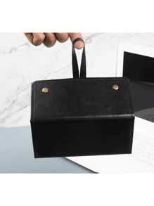 1pc Multi-Layer Foldable Hanging Eyeglasses Storage Box Back To School