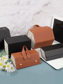 1pc Multi-Layer Foldable Hanging Eyeglasses Storage Box Back To School