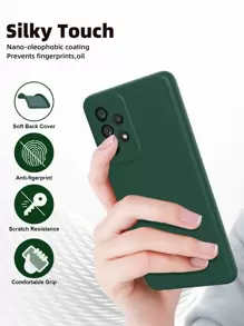 Green Plain Phone Case - Green - View 5
