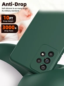 Green Plain Phone Case - Green - View 6