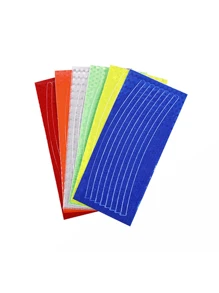 6 piezas Pegatina portátil multicolor de mascota bicicleta reflectante - Multicolor - Ver 2