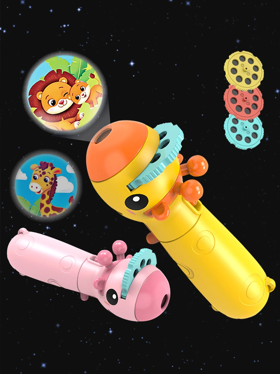 1入組塑膠電子玩具,創意投影儀設計益智玩具適用於兒童