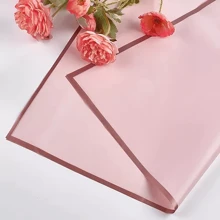 Papel de regalo de flores Papel De Envoltura Regalos Craft Empaque impermeabilización 20 Hojas 58*58cm,Papel Coreano Estampado,Envoltura De Regalo - Rosa - Ver 4