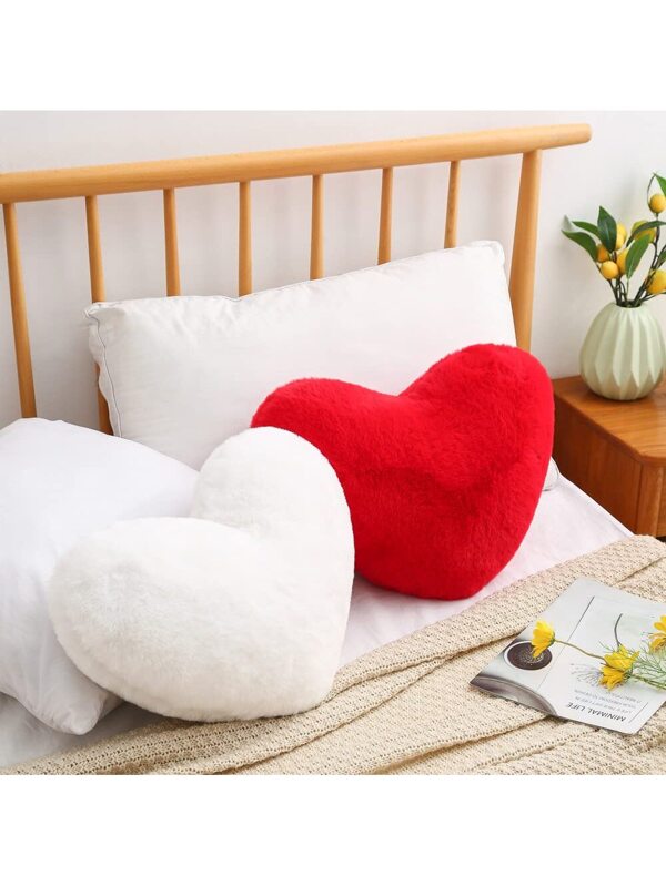 1pc Heartshaped Decorative Throw Pillow SHEIN USA