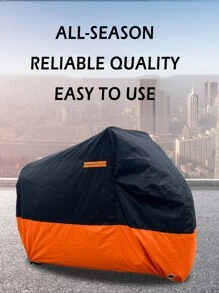 防塵、防雨、防曬自行車罩/摩托車罩/電動車罩 - 黑色 - 查看 3