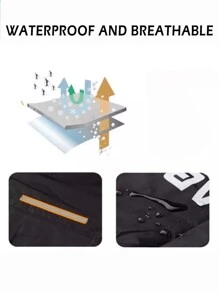 防塵、防雨、防曬自行車罩/摩托車罩/電動車罩 - 黑色 - 查看 8