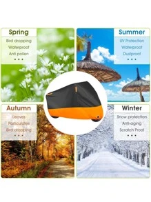 防塵、防雨、防曬自行車罩/摩托車罩/電動車罩 - 黑色 - 查看 7