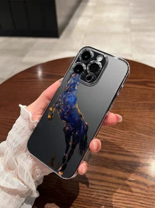 Horse Pattern Clear Phone Case,International Version, Not The Domestic Version - Multicolor - View 4