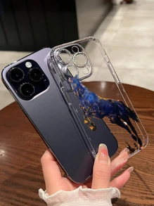 Horse Pattern Clear Phone Case,International Version, Not The Domestic Version - Multicolor - View 3