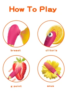 1pc Sex Toy Sucking Vibrating Egg Clit Suck Toy, 2 In 1 Female Vibrator,Clitoral Sucker Nipple Anal Stimulation Massager Sex Toys, Thrusting Dildo Vibrator Massager Adult Toys & Games For Women Couples