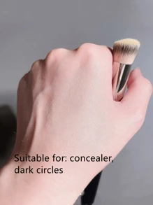 Cọ đánh nền, Cọ trang điểm Cọ che khuyết điểm Cọ tạo khối mỹ phẩm dành cho ứng dụng làm đẹp - màu đen - Xem 7