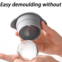 1pc Silicone Ice Ball Mold - Grey - View 4