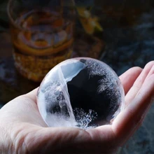 1pc Silicone Ice Ball Mold - Grey - View 2