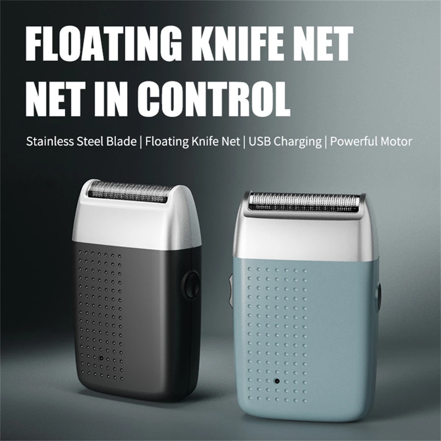 5W powerful rechargeable shaver Professional Electric Shaver Electric Razor Balds Head Shaving Machine Mini Beard Trimmer - Black - View 1