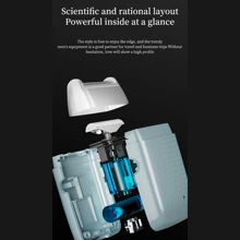 5W powerful rechargeable shaver Professional Electric Shaver Electric Razor Balds Head Shaving Machine Mini Beard Trimmer - Black - View 5