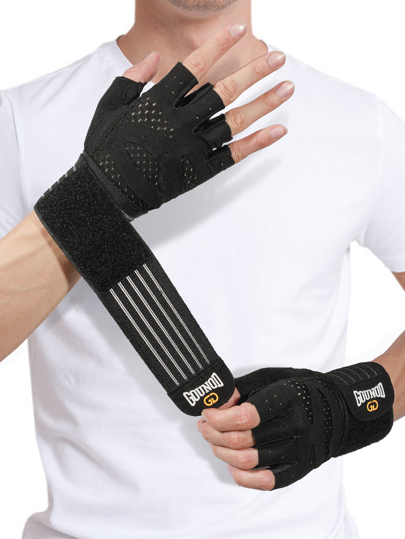 GOUNOD Workout Gloves For Men And Women, Weight Lifting Gloves With Excellent Grip, Lightweight Gym Gloves For Weightlifting, Cycling, Exercise, Training, Pull Ups, Fitness, Climbing And Rowing