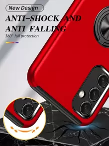 手機殼帶圓環支架 - 紅色 - 查看 6