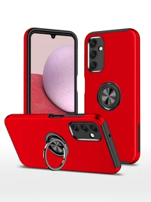 手機殼帶圓環支架 - 紅色 - 查看 1