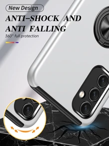Phone Case With Ring Holder,International Version, Not The Domestic Version - Silver - View 6