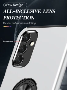 Phone Case With Ring Holder,International Version, Not The Domestic Version - Silver - View 3