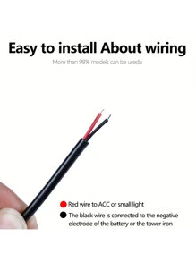 1入組1.8m12VLED燈防水汽車引擎蓋燈條 - 淺藍色 - 查看 7