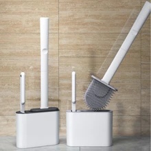 1 bộ bàn chải và giá đỡ nhà vệ sinh - Màu Xám nhạt - Xem 3