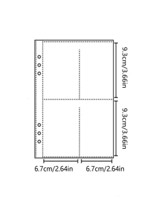 10pcs Laser Photo Album, Modern Portable Card Storage For Student Back To School,Back To School,School Supplies - Clear - View 7
