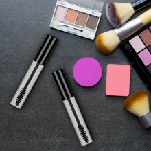 支裝帶刷子睫毛膏空管、睫毛膏瓶、帶橡膠插入物可填充睫毛膏管、睫毛生長油管、用於蓖麻油睫毛膏塑料睫毛膏空管 - 黑色 - 查看 7