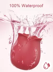 Vibrador en forma de rosa para mujeres, estimulador de succión para el punto G y el clítoris, juguete sexual impermeable para masturbación femenina y parejas, regalo de Navidad