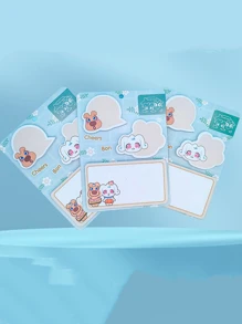 3 CÁI , Hoạt hình Ghi chú dính , Sinh viên Sổ tay , Creative Quảng cáo Văn phòng Màu sắc Ghi chú dính - Nhiều màu - Xem 7