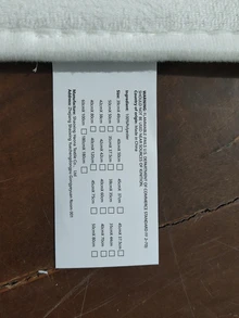 1入組印花浴室毯或1入組浴簾,現代滌綸防滑馬桶墊 - 彩色 - 查看 4