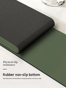 1入組素色龍頭吸水墊,黑暗的綠色矽藻土龍頭排水地墊適用於廚房 - 墨綠色 - 查看 9