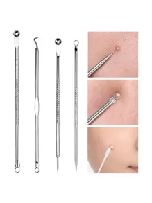 4件套卸妝套裝，立即去除不需要粉刺和白頭粉刺