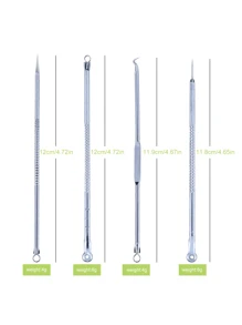 4件套卸妝套裝，立即去除不需要粉刺和白頭粉刺