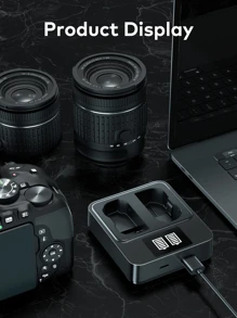 Llano 雙 USB 充電器，適用於Nikon EN-EL15 電池，相容於 D750/D7100/D7000/D610/D810，搭配 Micro 電纜的 LED 顯示器 - Type C - 查看 6
