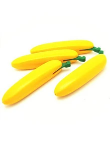 1 pieza en forma de plátano Bolígrafo , creativo de plástico Bolígrafo para estudiantes - Amarillo - Ver 3