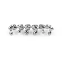 Grills for Your Teeth Hip Hop Teeth Grillz Caps Bottom Teeth - Silver - View 4