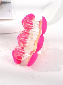 心形装饰发夹可爱情人节情人爪夹发夹发夹发夹发夹发夹发夹，学校用品，学院秋冬发饰女士度假装女士