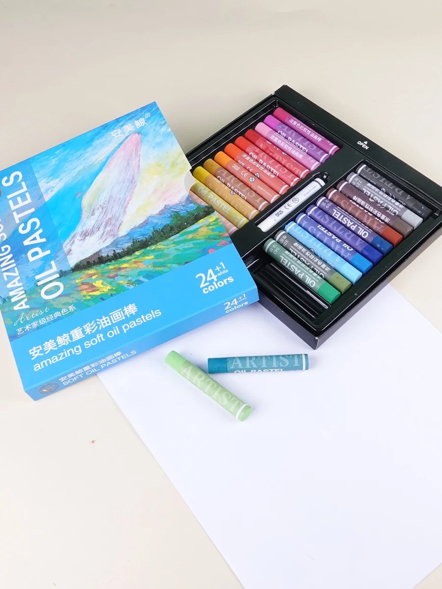 1box Drawing Soft Oil Pastel