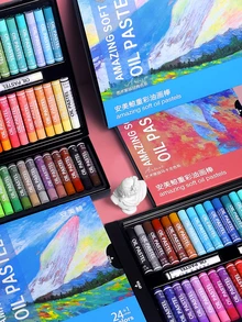 1box Drawing Soft Oil Pastel