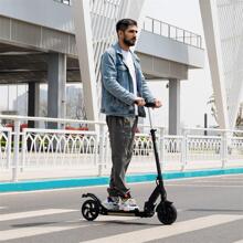 EVERCROSS Electric Scooter, 500W/350W Motor & 10" /8" Solid Tires, 20-22 Miles Range &19 Mph, 3 Speed Modes, Folding Commuter Electric Scooter for Adults Teenagers - màu đen - Xem 2