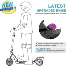 EVERCROSS Electric Scooter, 500W/350W Motor & 10" /8" Solid Tires, 20-22 Miles Range &19 Mph, 3 Speed Modes, Folding Commuter Electric Scooter for Adults Teenagers - màu đen - Xem 4
