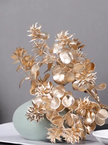 1pc Artificial Plant - Gold - View 4