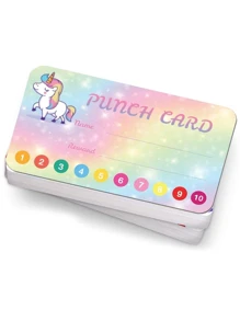 50 cái Thẻ mini phần thưởng mô hình kỳ lân sáng tạo - Nhiều màu - Xem 10