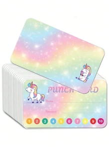 50 cái Thẻ mini phần thưởng mô hình kỳ lân sáng tạo - Nhiều màu - Xem 8
