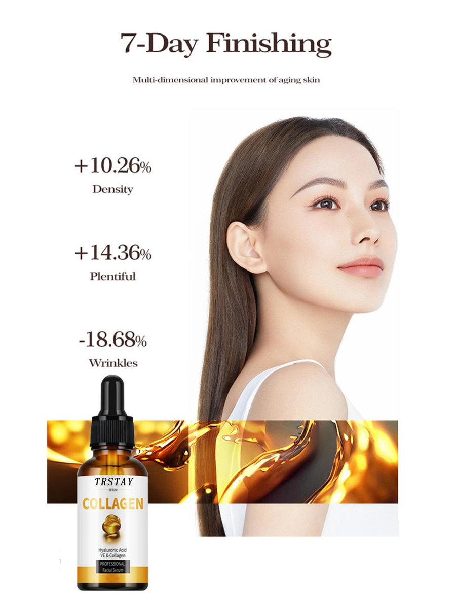 Hyaluronic Acid VS Collagen Facial Serum, Fade Pockmarks, Balance Oil